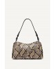 Γυναικεία μπεζ animal print τσάντα ώμου - DKNY Remy R63DME54
