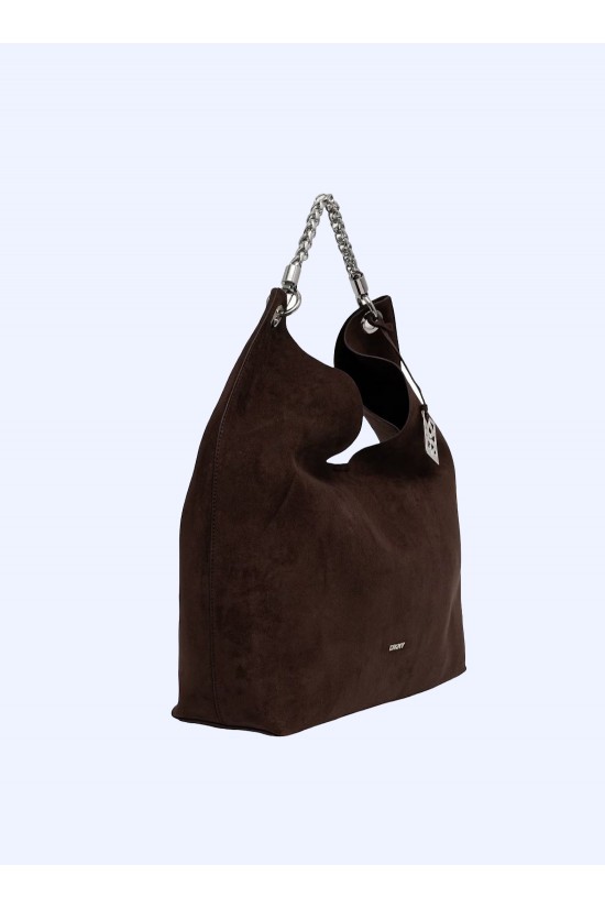 Γυναικεία σκούρο καφέ τσάντα ώμου - DKNY R63CMS38 Γυναικεία σκούρο καφέ τσάντα ώμου - DKNY R63CMS38