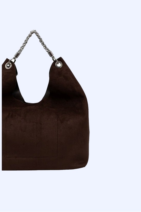 Γυναικεία σκούρο καφέ τσάντα ώμου - DKNY R63CMS38 Γυναικεία σκούρο καφέ τσάντα ώμου - DKNY R63CMS38