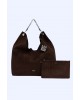 Γυναικεία σκούρο καφέ τσάντα ώμου - DKNY R63CMS38 Γυναικεία σκούρο καφέ τσάντα ώμου - DKNY R63CMS38