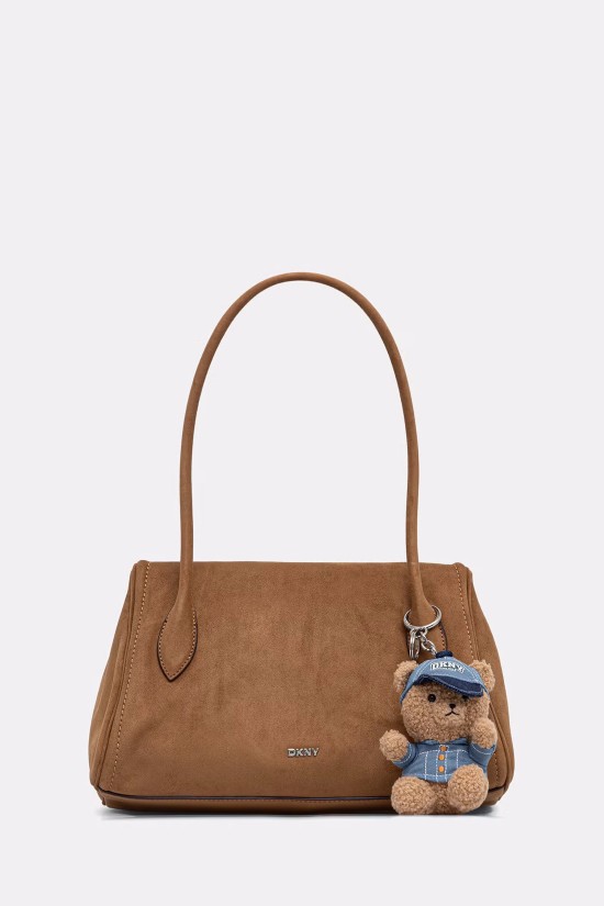 Γυναικεία σουέτ τσάντα ώμου - DKNY Amelie R62DMQ89