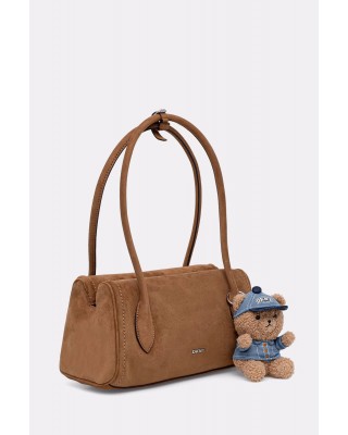 Γυναικεία σουέτ μικρή τσάντα ώμου - DKNY Amelia R62DMQ90