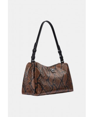Γυναικεία καφέ animal print τσάντα ώμου - DKNY Remy R63DME54 Γυναικεία καφέ animal print τσάντα ώμου - DKNY Remy R63DME54