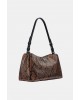 Γυναικεία καφέ animal print τσάντα ώμου - DKNY Remy R63DME54
