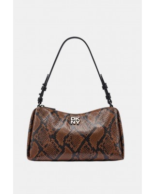 Γυναικεία καφέ animal print τσάντα ώμου - DKNY Remy R63DME54