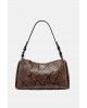 Γυναικεία καφέ animal print τσάντα ώμου - DKNY Remy R63DME54