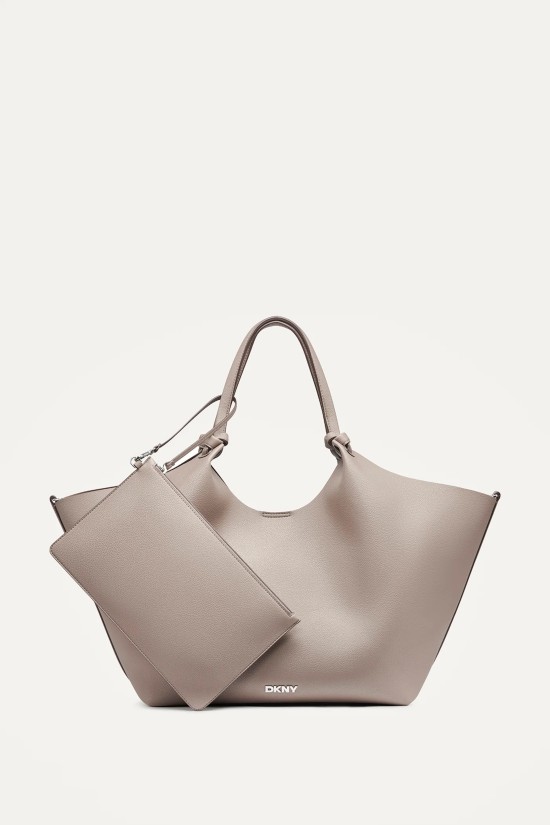 Γυναικεία γκρι μεγάλη τσάντα tote - DKNY LG Paula Tote R42BAE48 MNK