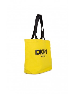 Γυναικεία κίτρινη υφασμάτινη τσάντα ώμου - DKNY R53AGN37 Γυναικεία κίτρινη υφασμάτινη τσάντα ώμου - DKNY R53AGN37