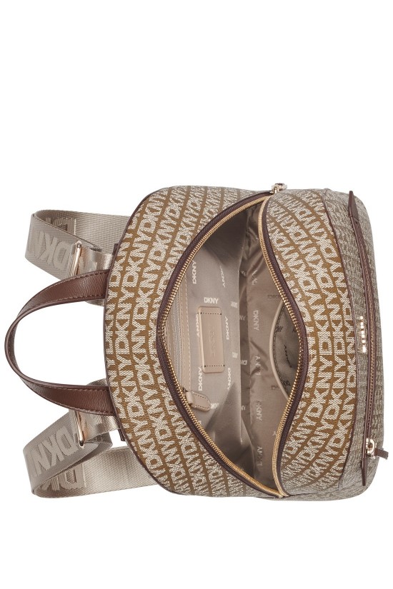 Γυναικεία καφέ τσάντα πλάτης - DKNY Bryant Ave R51KYJ33