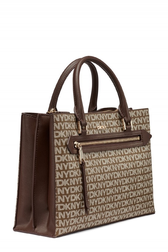 Γυναικεία καφέ τσάντα χειρός - DKNY Brayant R52D5K46