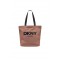 Γυναικεία καφέ υφασμάτινη τσάντα ώμου - DKNY R53AGN37