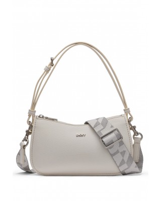 Γυναικεία λευκή τσάντα ώμου - DKNY Nessa R543AO36