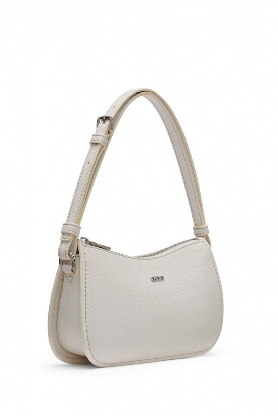 Γυναικεία λευκή τσάντα ώμου - DKNY Nessa R543AO36