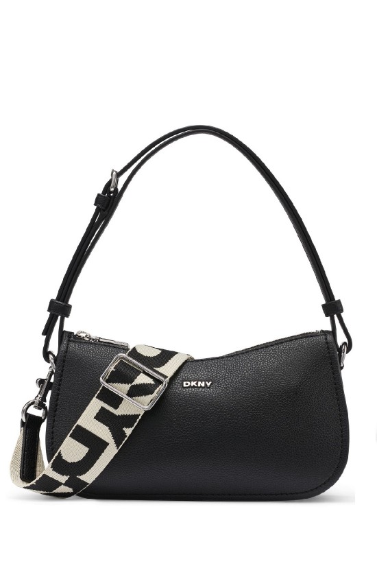 Γυναικεία μαύρη τσάντα ώμου - DKNY Nessa R543AO36