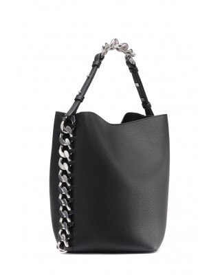 Γυναικεία μαύρη τσάντα χειρός - DKNY Riona Chain Bucket R54JA009