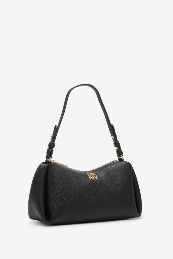Γυναικεία μαύρη τσάντα ώμου - DKNY Remy R423AE54