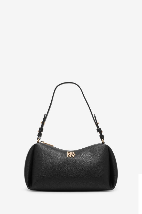 Γυναικεία μαύρη τσάντα ώμου - DKNY Remy R423AE54