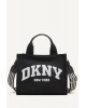 Γυναικεία μαύρη υφασμάτινη τσάντα - DKNY Hadlee R41AOC80