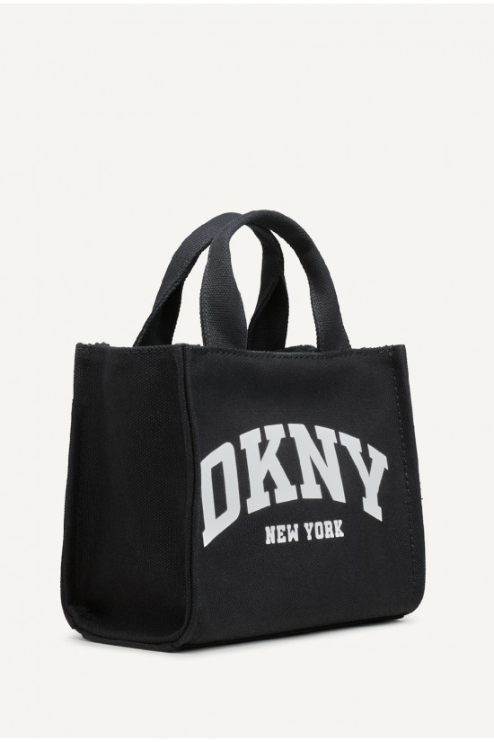 Γυναικεία μαύρη υφασμάτινη τσάντα - DKNY Hadlee R41AOC80