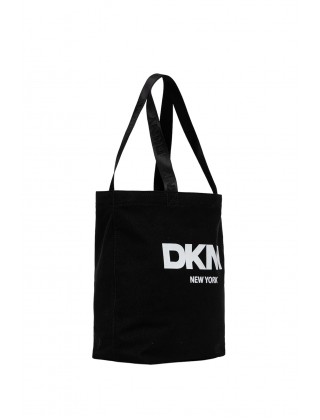 Γυναικεία μαύρη υφασμάτινη τσάντα ώμου - DKNY R53AGN37