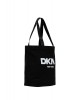 Γυναικεία μαύρη υφασμάτινη τσάντα ώμου - DKNY R53AGN37 Γυναικεία μαύρη υφασμάτινη τσάντα ώμου - DKNY R53AGN37