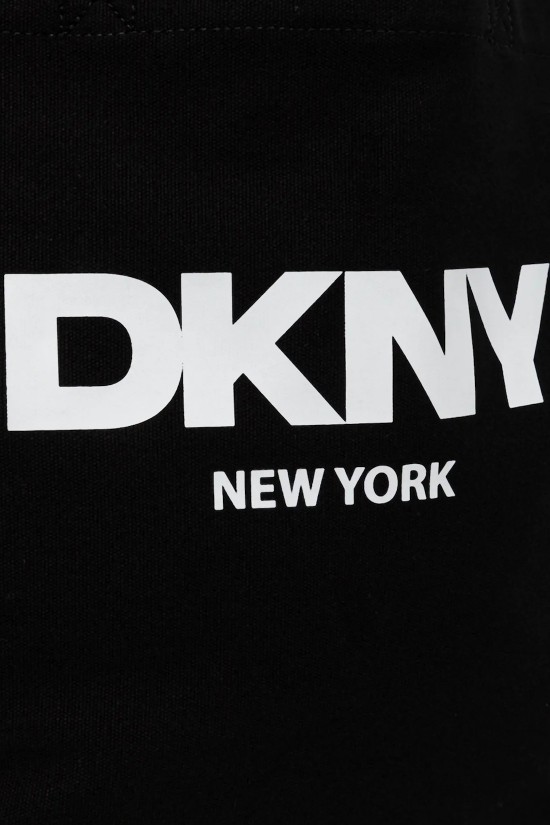 Γυναικεία μαύρη υφασμάτινη τσάντα ώμου - DKNY R53AGN37 Γυναικεία μαύρη υφασμάτινη τσάντα ώμου - DKNY R53AGN37