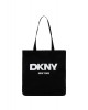 Γυναικεία μαύρη υφασμάτινη τσάντα ώμου - DKNY R53AGN37 Γυναικεία μαύρη υφασμάτινη τσάντα ώμου - DKNY R53AGN37