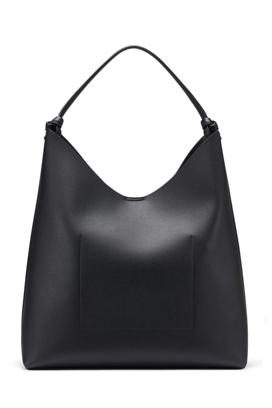 Γυναικεία μεγάλη μαύρη τσάντα ώμου - DKNY Paula Hobo R54CAO07