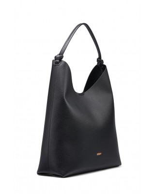 Γυναικεία μεγάλη μαύρη τσάντα ώμου - DKNY Paula Hobo R54CAO07