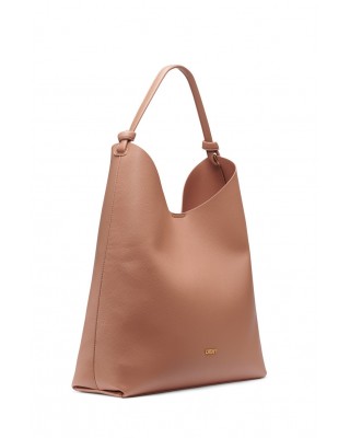 Γυναικεία μεγάλη καφέ τσάντα ώμου - DKNY Paula Hobo R54CAO07