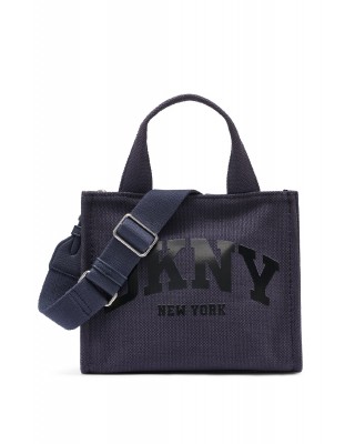 Γυναικεία μπλε υφασμάτινη τσάντα - DKNY Hadlee R41AOC80