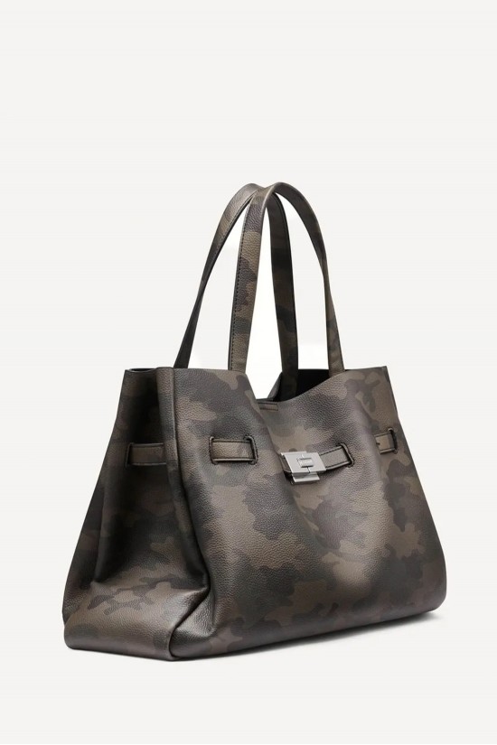 Γυναικεία χακί τσάντα ώμου - DKNY Bryar Satchels R54DYK43 Γυναικεία χακί τσάντα ώμου - DKNY Bryar Satchels R54DYK43