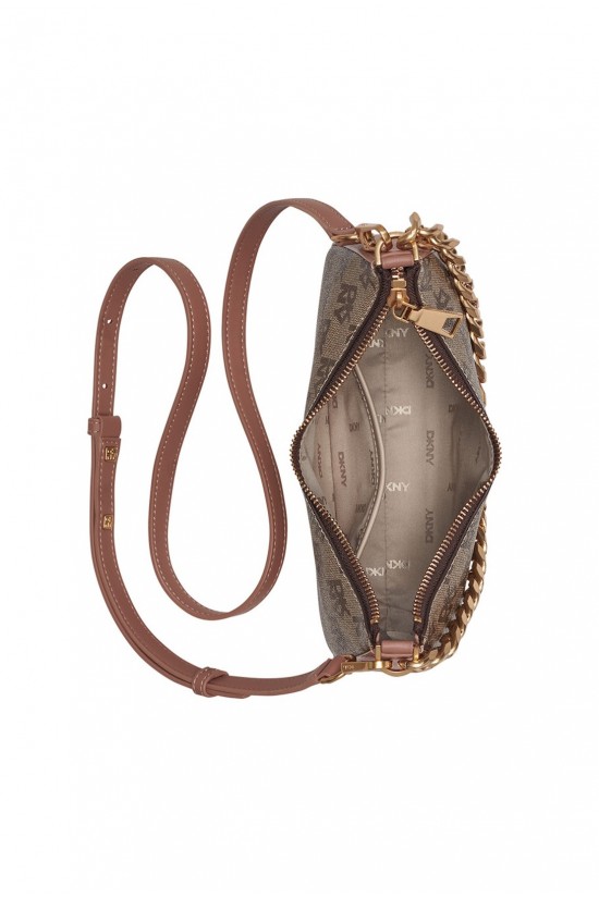 Γυναικεία καφέ τσάντα χιαστί - DKNY Jenna R53E6I10