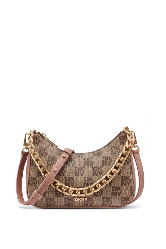 Γυναικεία καφέ τσάντα χιαστί - DKNY Jenna R53E6I10