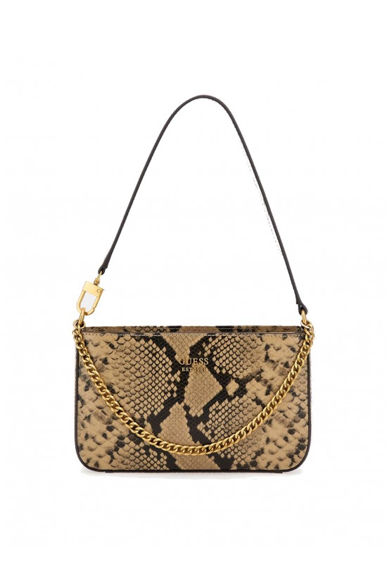 Γυναικεία μίνι τσάντα με print - Katey python Guess KP787072