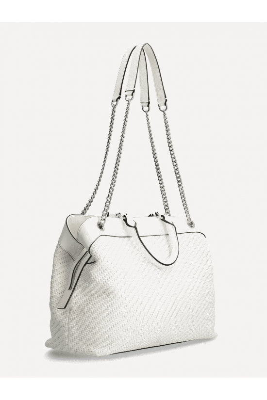 Guess Hassie charm shoulder bag- White VG839723 Guess Hassie charm shoulder bag- White VG839723