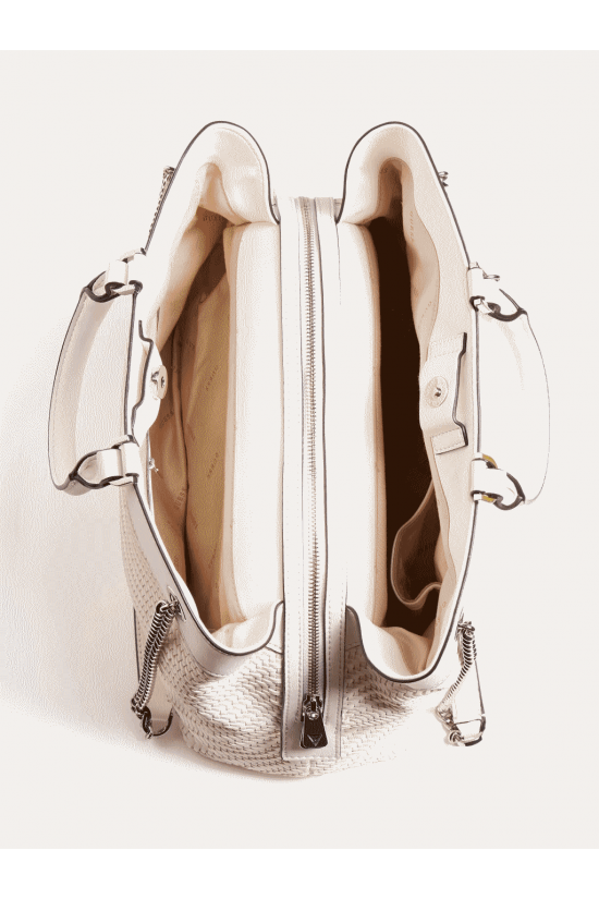 Guess Hassie charm shoulder bag- White VG839723 Guess Hassie charm shoulder bag- White VG839723