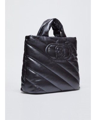 Γυναικεία ανθρακί καπιτονέ τσάντα ώμου - Liu Jo AF4139E0022 Γυναικεία ανθρακί καπιτονέ τσάντα ώμου - Liu Jo AF4139E0022