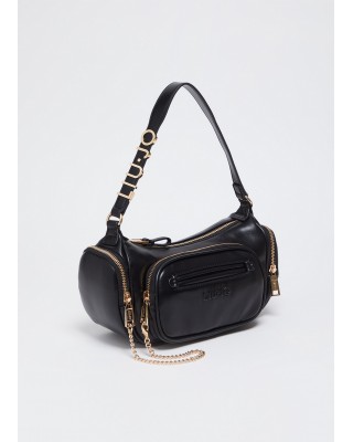 Γυναικεία μαύρη τσάντα ώμου - Liu Jo AF4112 E0039 Γυναικεία μαύρη τσάντα ώμου - Liu Jo AF4112 E0039