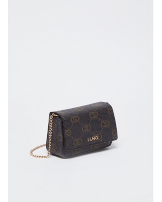 Γυναικείο μικρό τσαντάκι με λογότυπο mocha - Liu Jo AF4278E0668 Γυναικείο μικρό τσαντάκι με λογότυπο mocha - Liu Jo AF4278E0668