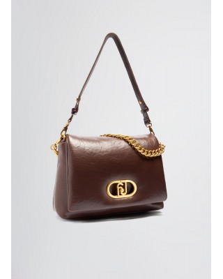 Γυναικεία puffer τσάντα ώμου καφέ σκούρο - Liu Jo  AA5147E0886 Γυναικεία puffer τσάντα ώμου καφέ σκούρο - Liu Jo  AA5147E0886