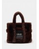 Γυναικεία καφέ γούνινη τσάντα - Liu Jo TF5270E0374
