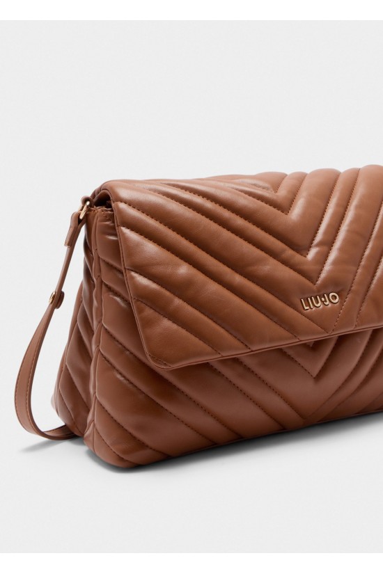 Γυναικεία καφέ καπιτονέ τσάντα - Liu Jo AF5189E0426 Γυναικεία καφέ καπιτονέ τσάντα - Liu Jo AF5189E0426