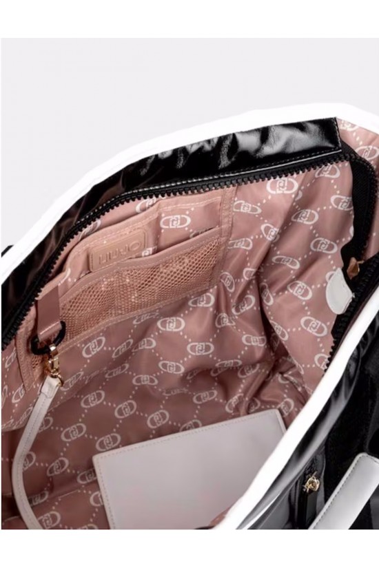Γυναικεία μαύρη τσάντα shopper - Liu Jo TF5137E1032