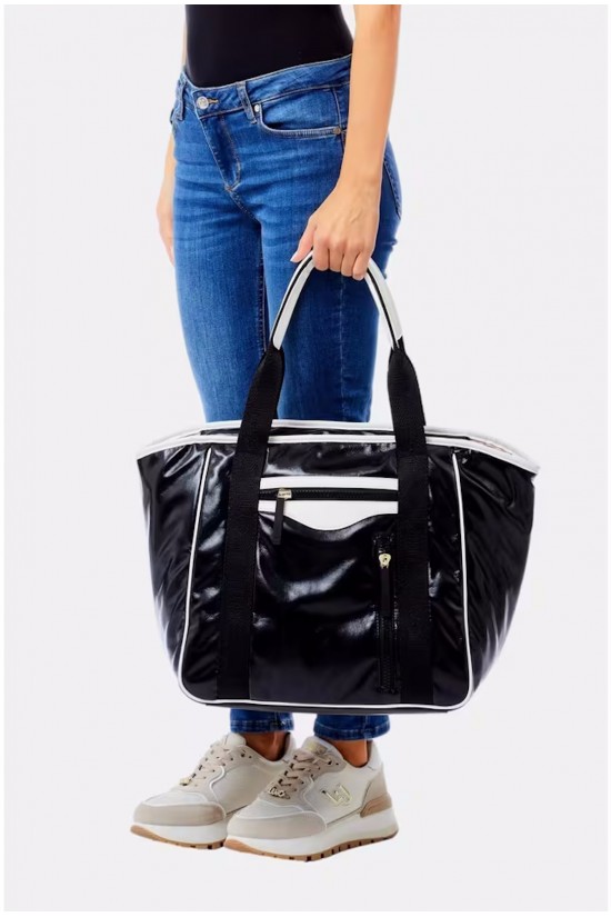 Γυναικεία μαύρη τσάντα shopper - Liu Jo TF5137E1032