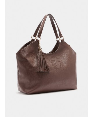 Γυναικεία καφέ μεγάλη τσάντα ώμου - Liu Jo AF5120E0161 Γυναικεία καφέ μεγάλη τσάντα ώμου - Liu Jo AF5120E0161