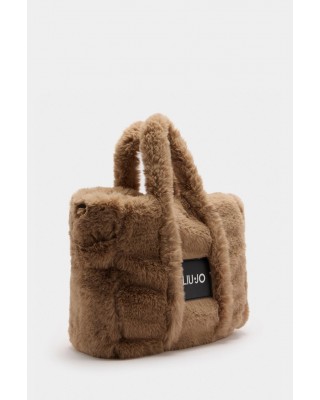 Γυναικεία μπεζ γούνινη τσάντα - Liu Jo TF5270E0374 Γυναικεία μπεζ γούνινη τσάντα - Liu Jo TF5270E0374