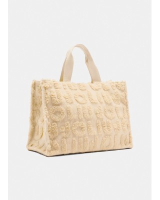 Γυναικεία shopper τσάντα με γούνινες λεπτομέρειες - Liu Jo 2F5027T0300 Γυναικεία shopper τσάντα με γούνινες λεπτομέρειες - Liu Jo 2F5027T0300