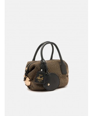 Γυναικεία μαύρη τσάντα με στρας - Liu Jo AF5028J4638