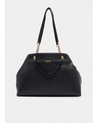 Γυναικεία μαύρη tote τσάντα - Liu Jo AF5002E0161